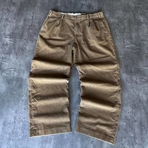 Crazy Vintage Y2K Baggy Tonal Tan Essential Corduroy Pants